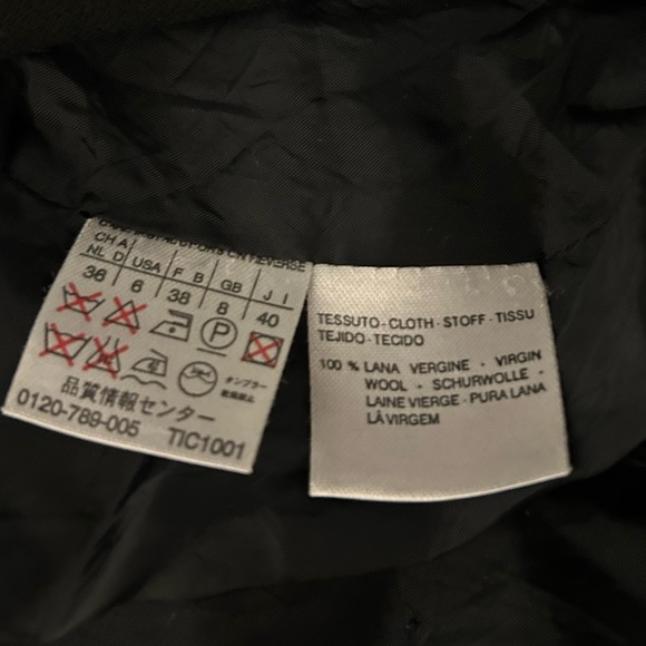 Max Mara Wool One Button Single Breasted Notch Lapel Blazer - Picture 6 of 7